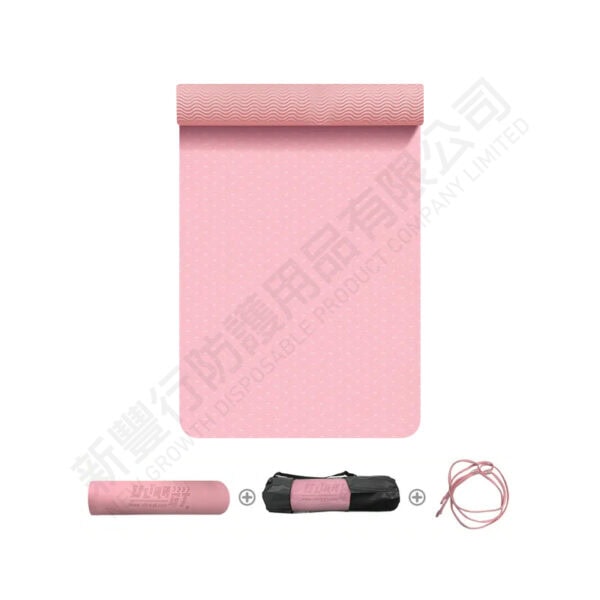 TPE Non-Sslip Thickened Yoga Mat (Pink)