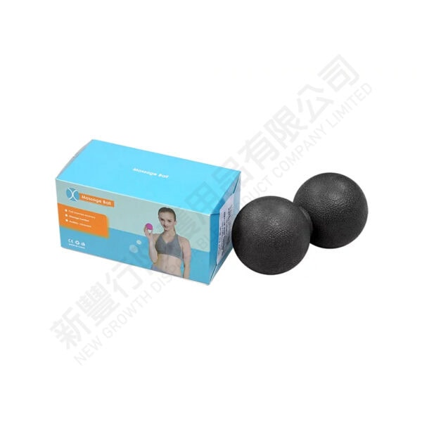 Ultra GT Muscle Relaxation Fascia Double Ball Massage Double Ball Peanut Massage Ball Muscle Massage Relaxation Ball (Black)