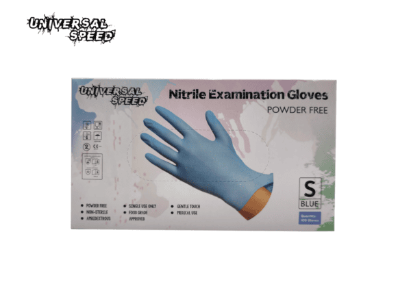 Universal Speed Nitrile Examination Gloves Powder Free Blue